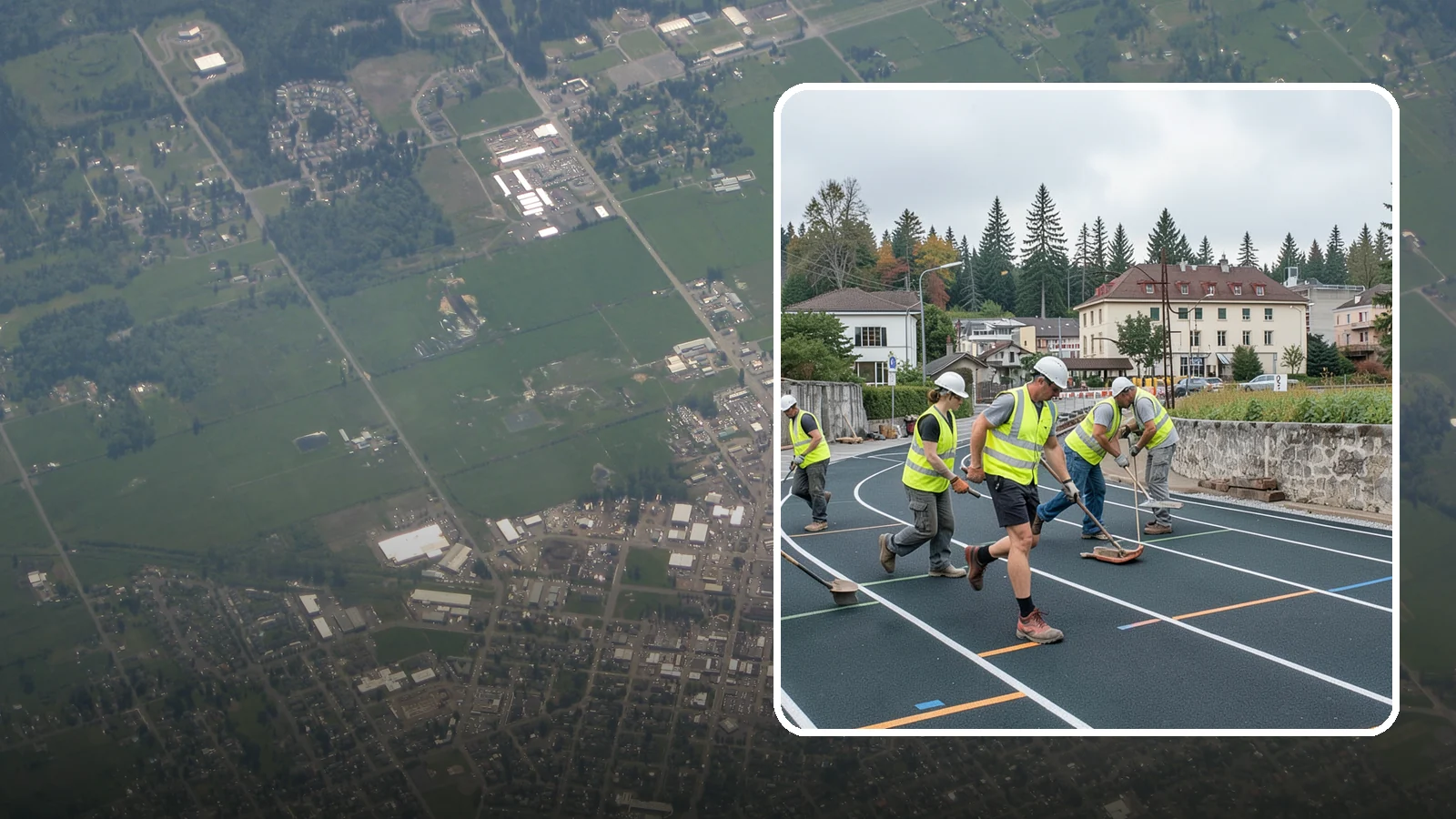 Running Track Maintenance in Enumclaw, King County, WA - Maintenance and repair of running tracks to protect the surface, markings, and athlete safety.