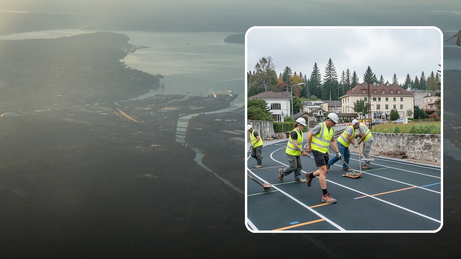 Running Track Maintenance in Fife, Pierce County, WA - Maintenance and repair of running tracks to protect the surface, markings, and athlete safety.