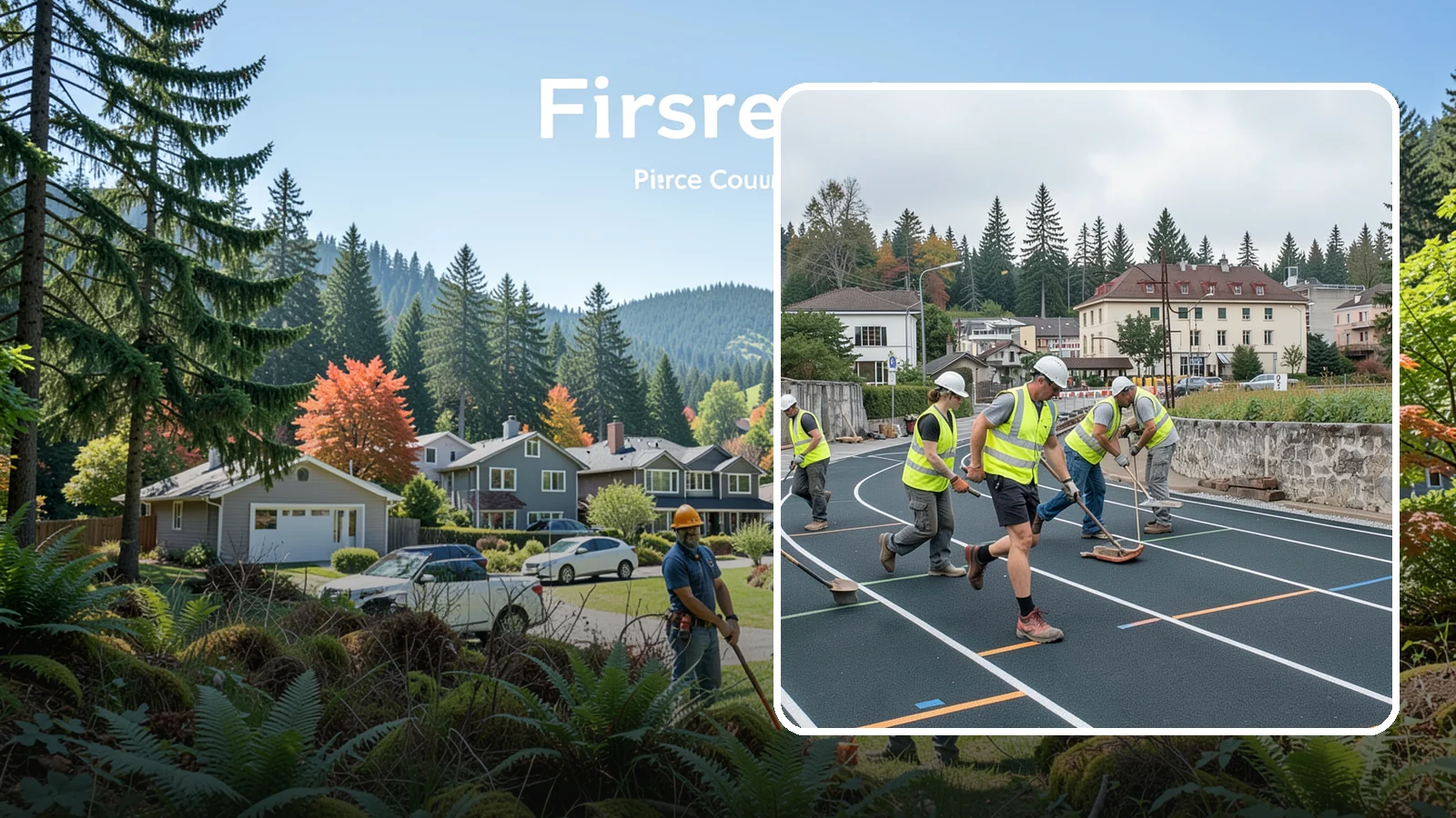 Running Track Maintenance in Fircrest, Pierce County, WA - Maintenance and repair of running tracks to protect the surface, markings, and athlete safety.