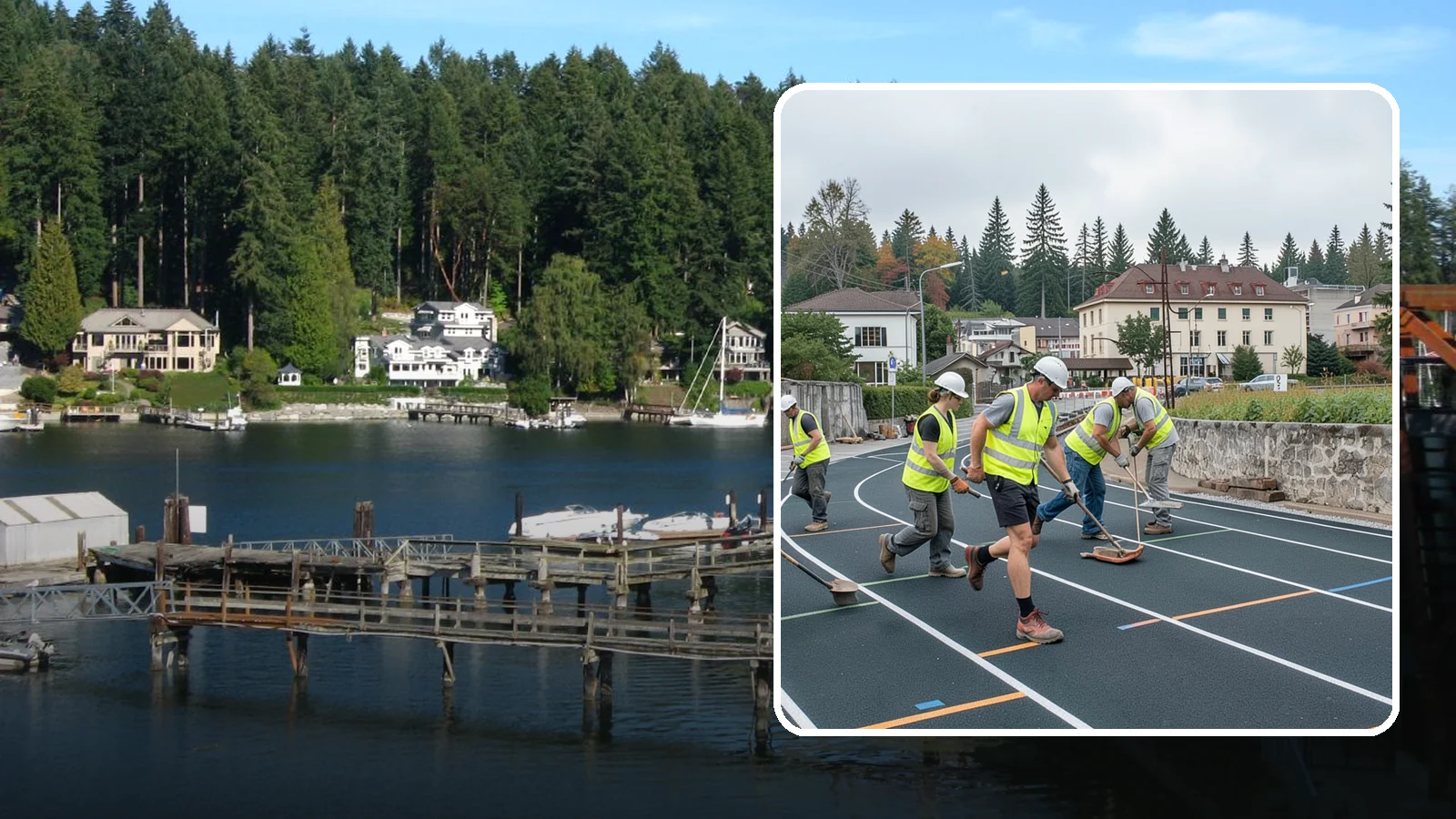 Running Track Maintenance in Gig Harbor, Pierce County, WA - Maintenance and repair of running tracks to protect the surface, markings, and athlete safety.