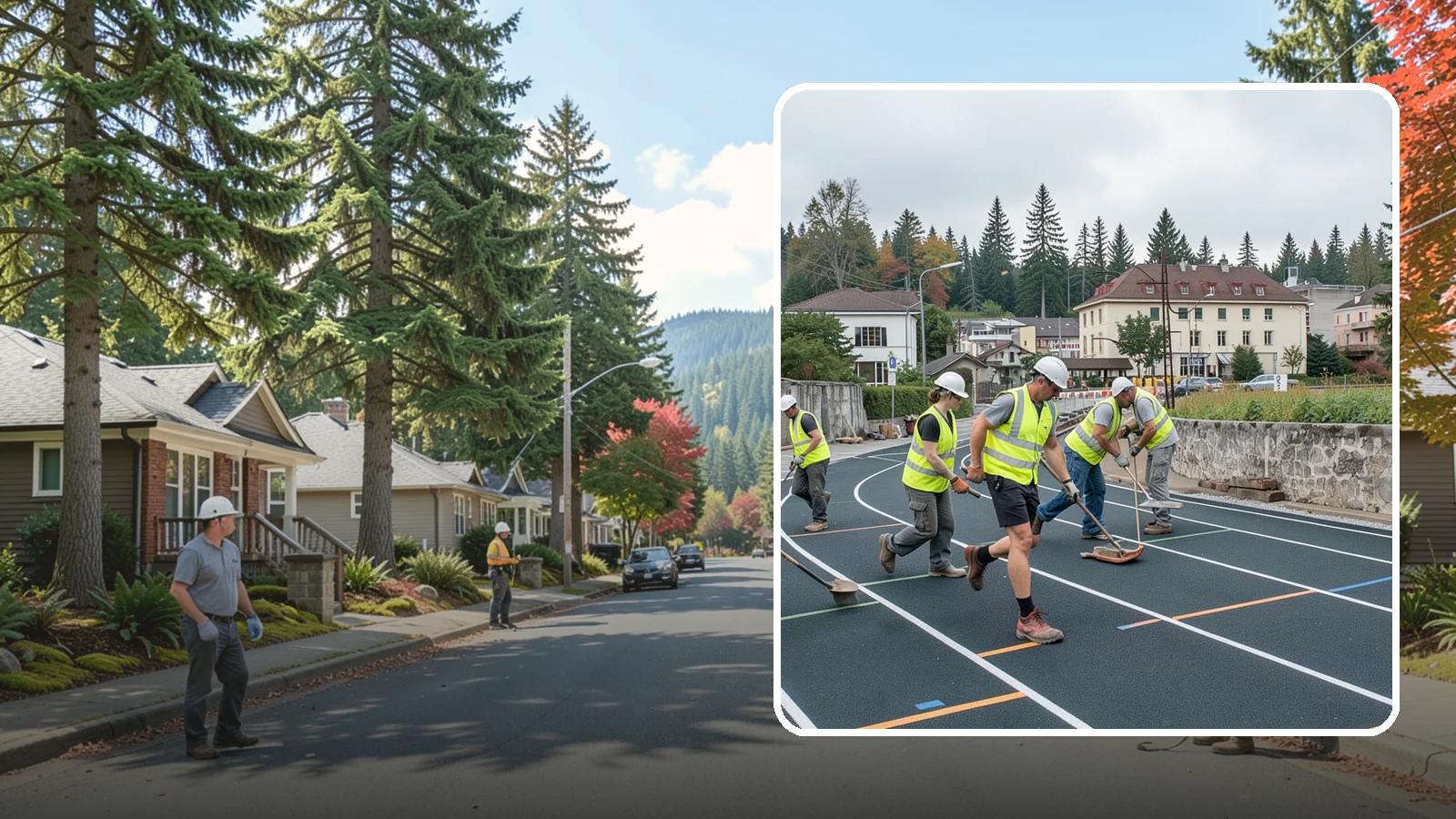 Running Track Maintenance in Hunts Point, King County, WA - Maintenance and repair of running tracks to protect the surface, markings, and athlete safety.