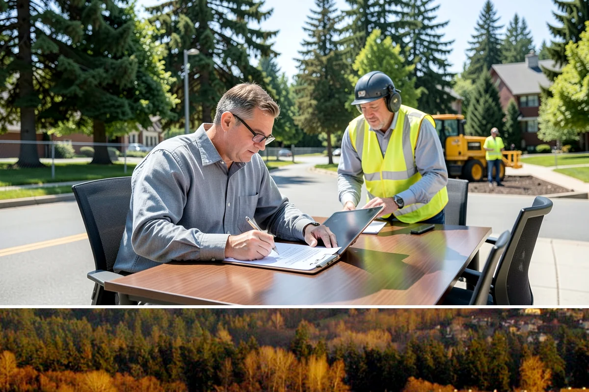 Running Track Maintenance in Kenmore, King County, WA - Repairs and relining are scheduled in warm, dry weather when patch materials and coatings cure properly.