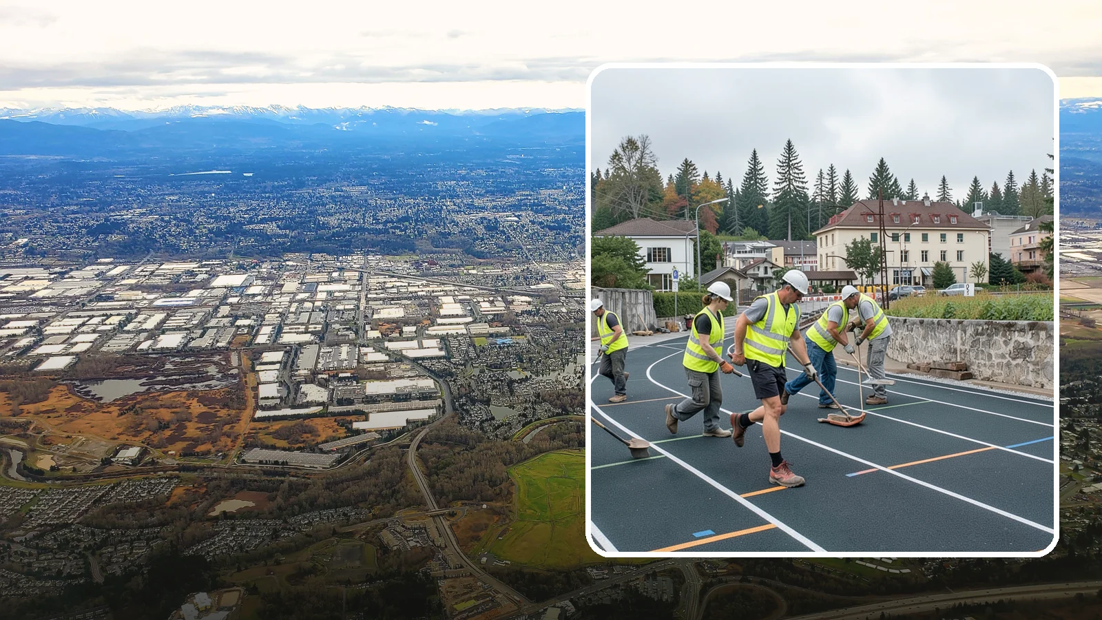 Running Track Maintenance in Kent, King County, WA - Maintenance and repair of running tracks to protect the surface, markings, and athlete safety.