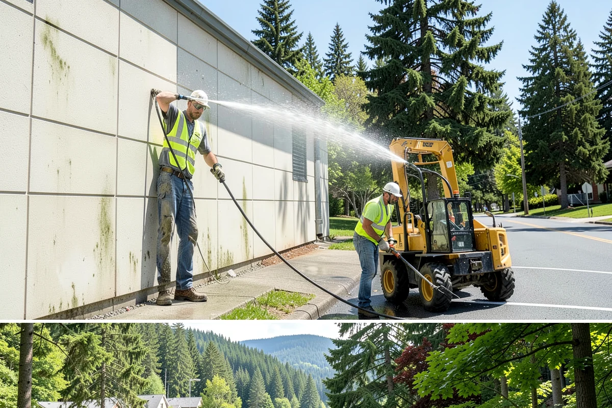 Running Track Maintenance in Lake Forest Park, King County, WA - Repairs and relining are scheduled in warm, dry weather when patch materials and coatings cure properly.