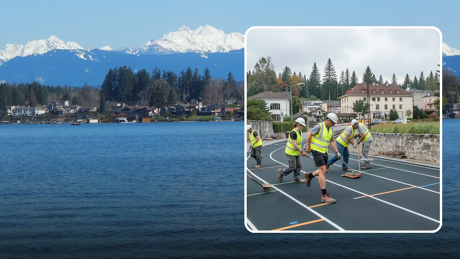 Running Track Maintenance in Lake Stevens, Snohomish County, WA - Maintenance and repair of running tracks to protect the surface, markings, and athlete safety.