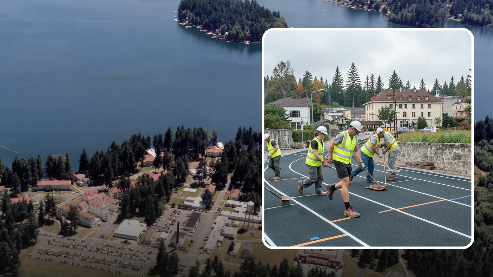 Running Track Maintenance in Lakewood, Pierce County, WA - Maintenance and repair of running tracks to protect the surface, markings, and athlete safety.