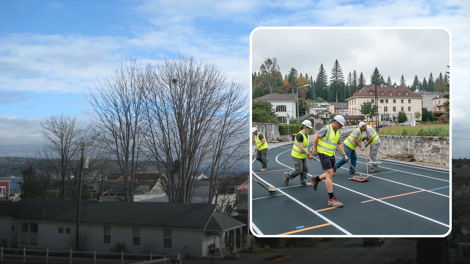 Running Track Maintenance in Langley, Island County, WA - Maintenance and repair of running tracks to protect the surface, markings, and athlete safety.