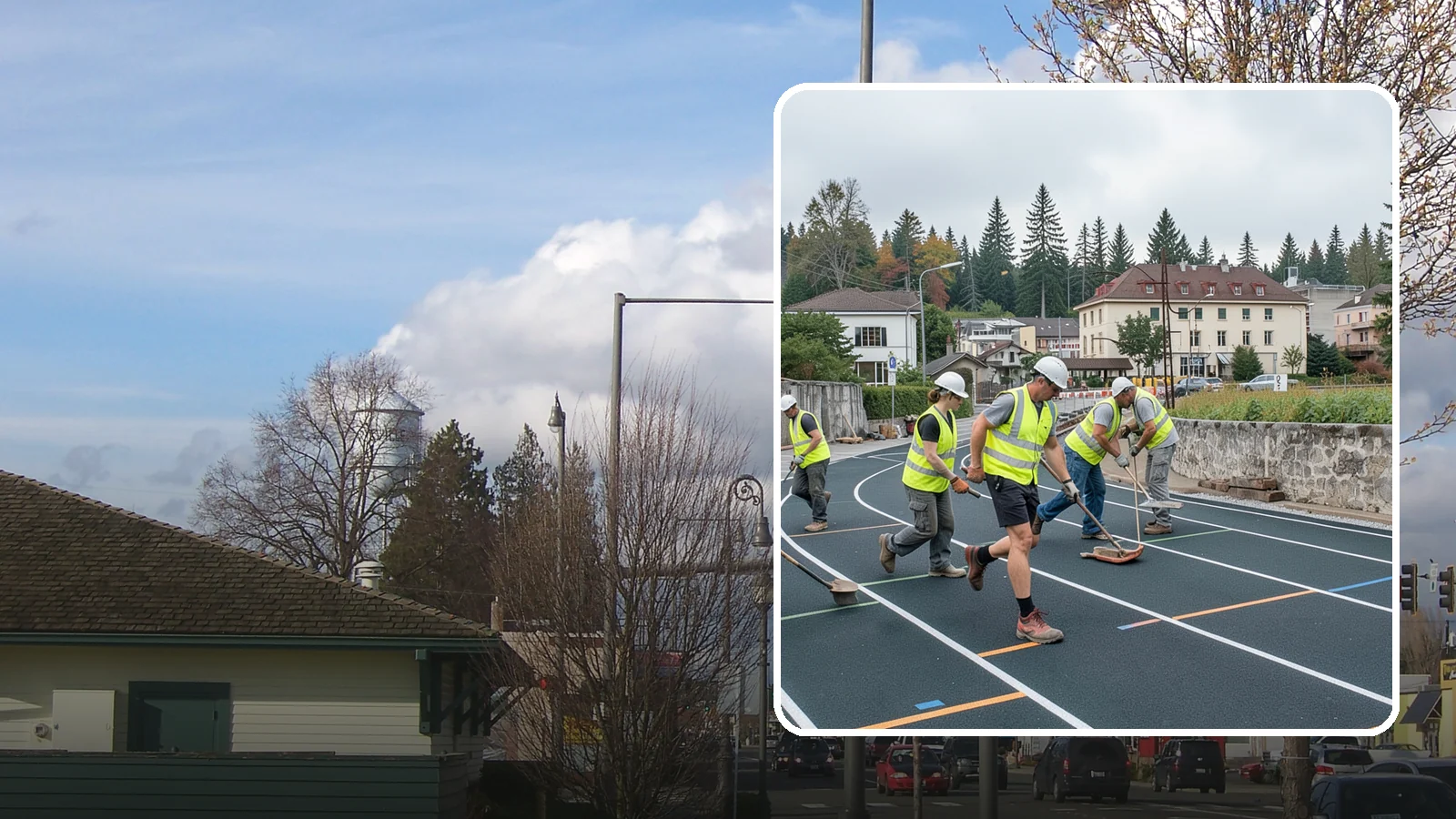 Running Track Maintenance in Marysville, Snohomish County, WA - Maintenance and repair of running tracks to protect the surface, markings, and athlete safety.
