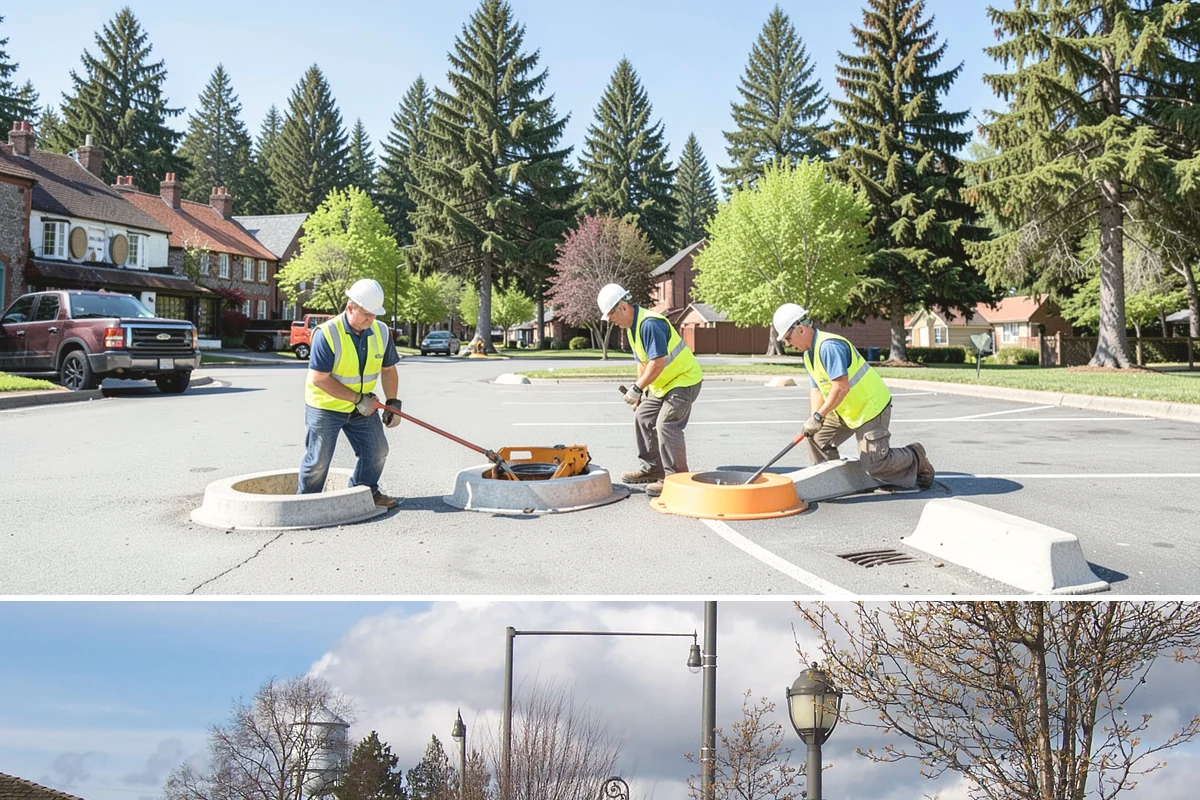 Running Track Maintenance in Marysville, Snohomish County, WA - Repairs and relining are scheduled in warm, dry weather when patch materials and coatings cure properly.