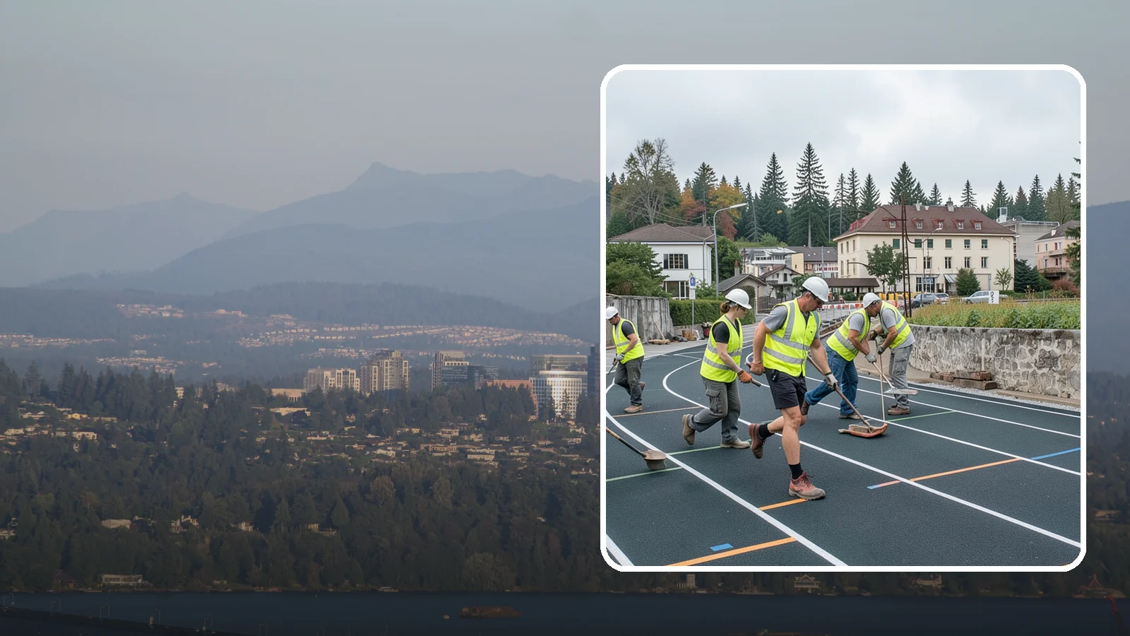 Running Track Maintenance in Medina, King County, WA - Maintenance and repair of running tracks to protect the surface, markings, and athlete safety.