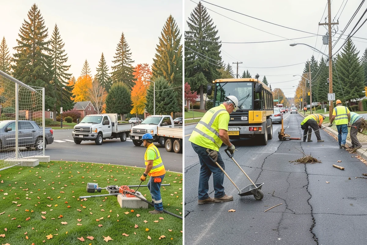 Running Track Maintenance in Mount Vernon, Skagit County, WA - Inspect the track surface, seams, and drainage