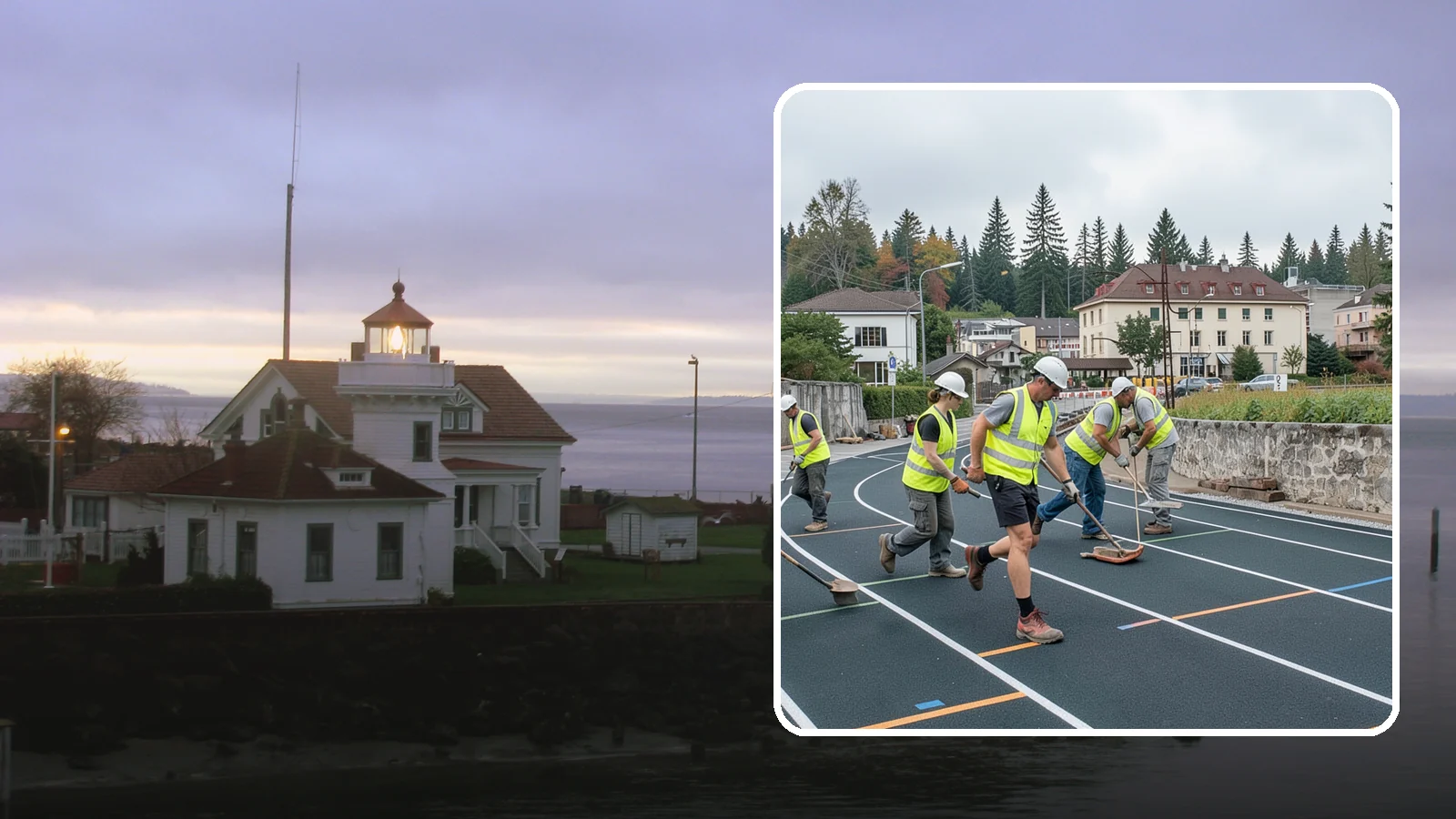 Running Track Maintenance in Mukilteo, Snohomish County, WA - Maintenance and repair of running tracks to protect the surface, markings, and athlete safety.