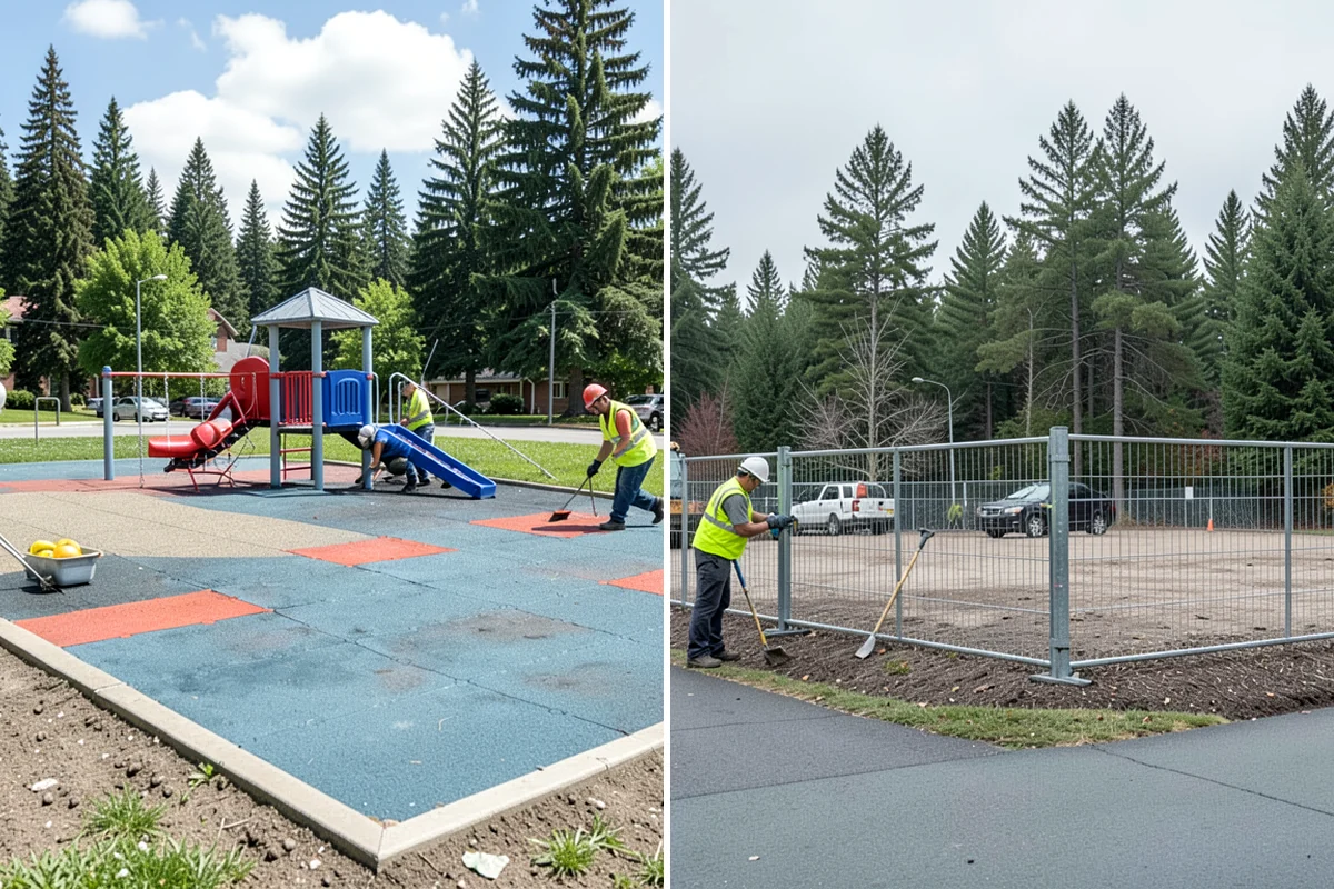 Running Track Maintenance in Normandy Park, King County, WA - Inspect the track surface, seams, and drainage
