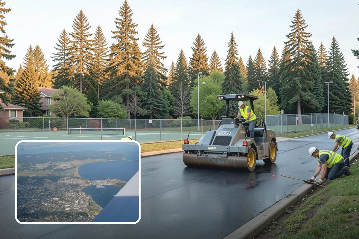 Running Track Maintenance in Oak Harbor, Island County, WA - Slows cracking and delamination through timely repair