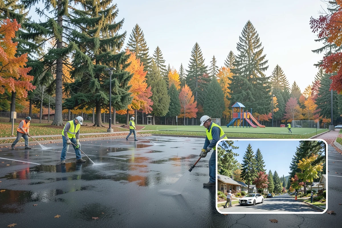 Running Track Maintenance in Orting, Pierce County, WA - Slows cracking and delamination through timely repair
