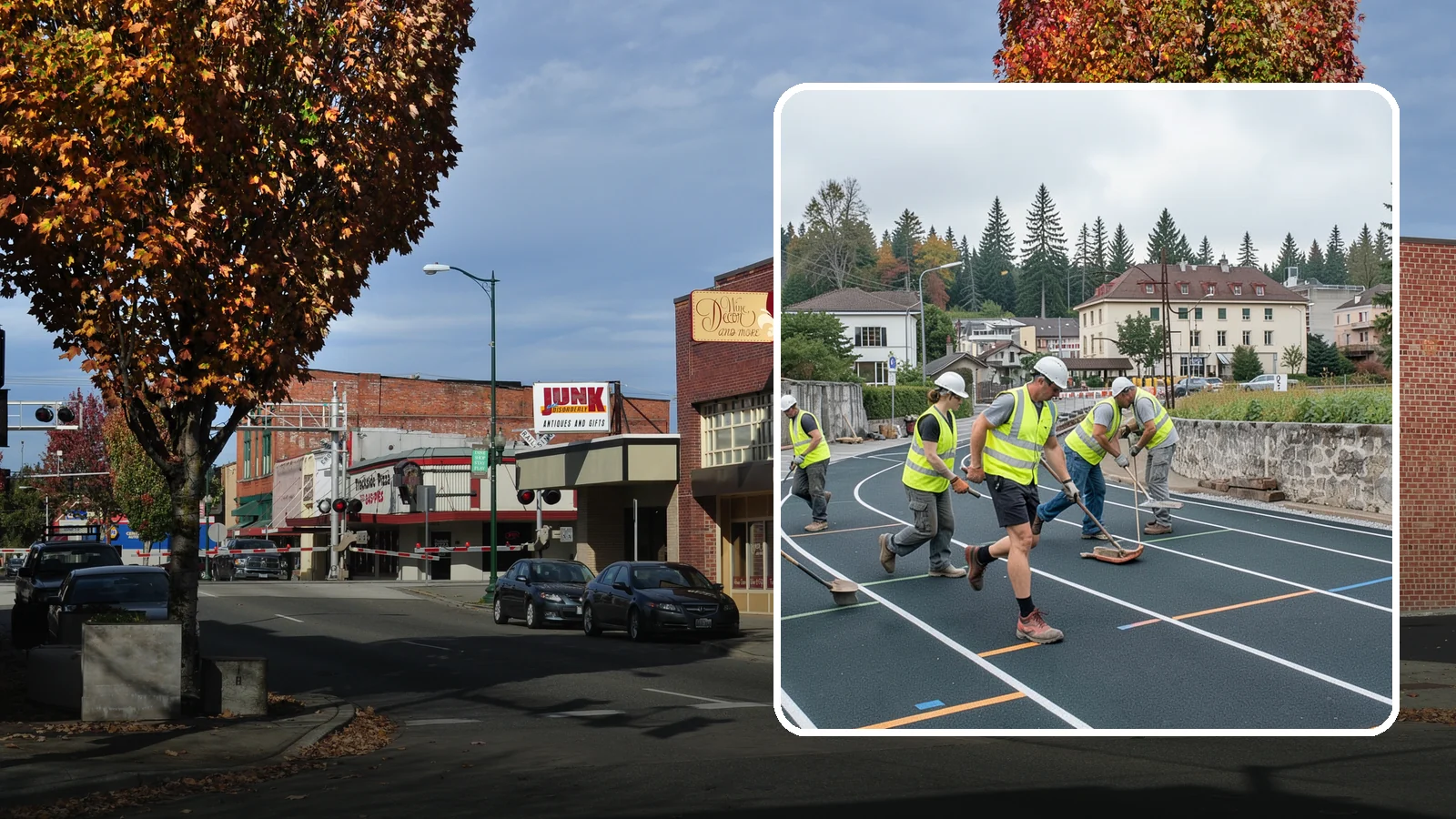 Running Track Maintenance in Puyallup, Pierce County, WA - Maintenance and repair of running tracks to protect the surface, markings, and athlete safety.