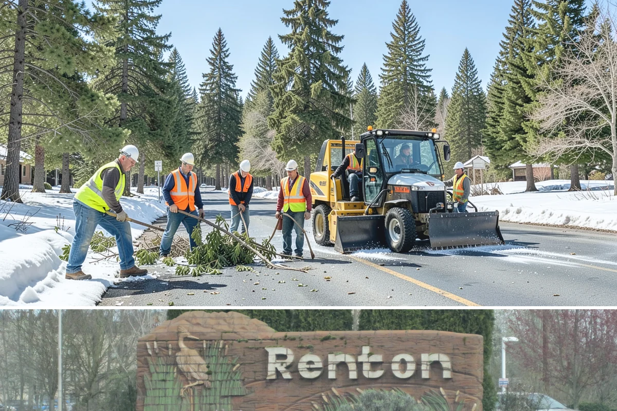 Running Track Maintenance in Renton, King County, WA - Repairs and relining are scheduled in warm, dry weather when patch materials and coatings cure properly.
