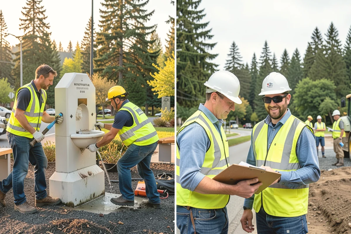 Running Track Maintenance in Ruston, Pierce County, WA - Inspect the track surface, seams, and drainage