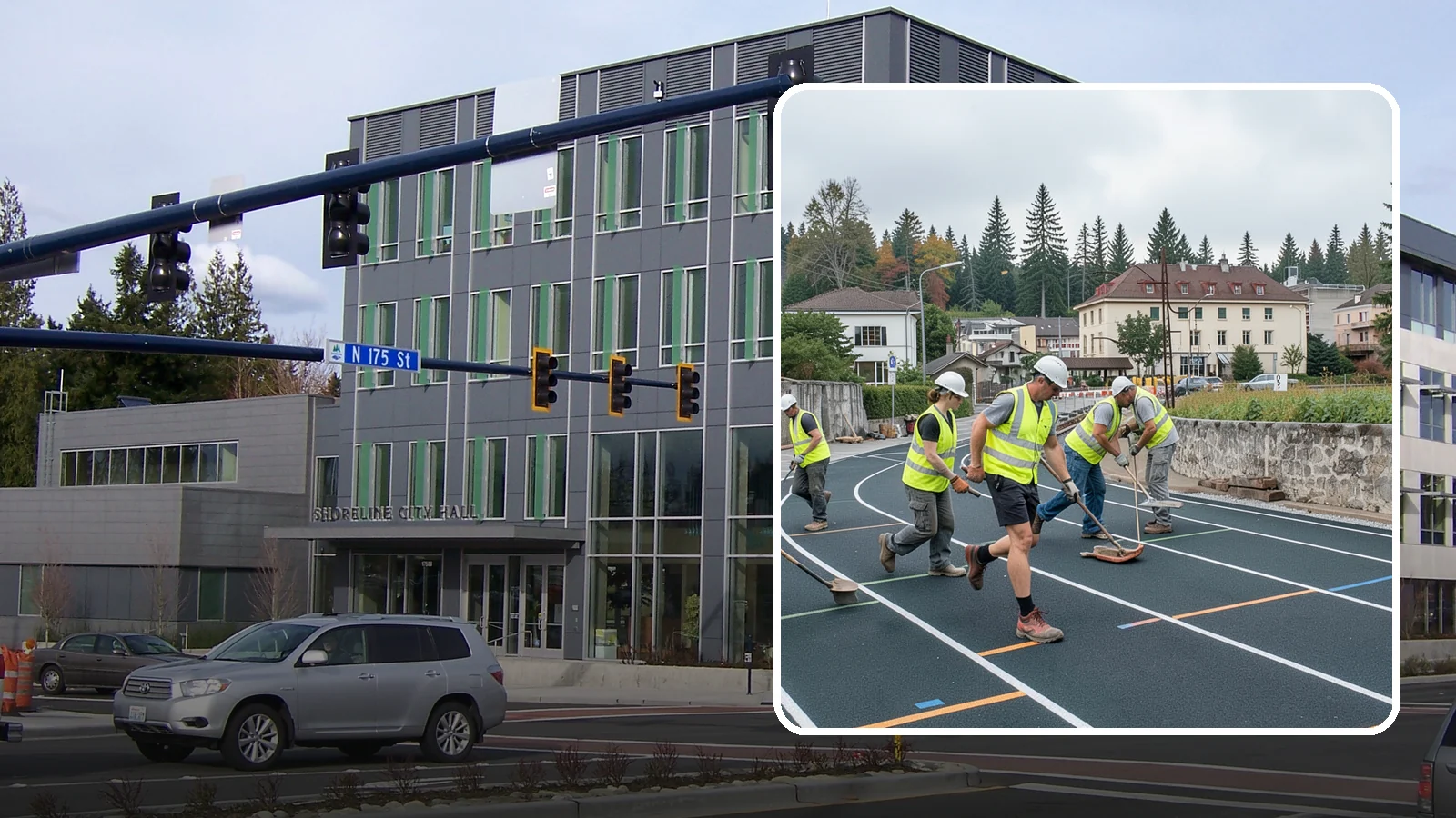 Running Track Maintenance in Shoreline, King County, WA - Maintenance and repair of running tracks to protect the surface, markings, and athlete safety.