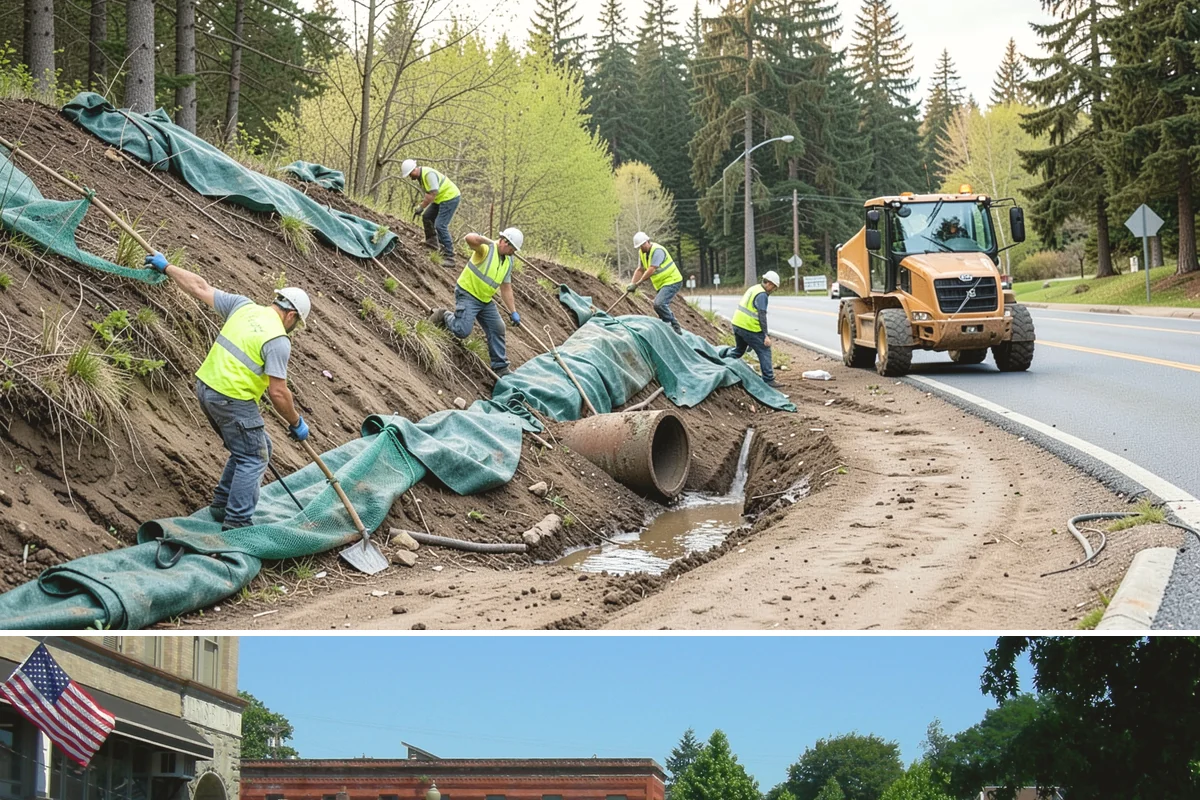 Running Track Maintenance in Snohomish, Snohomish County, WA - Repairs and relining are scheduled in warm, dry weather when patch materials and coatings cure properly.