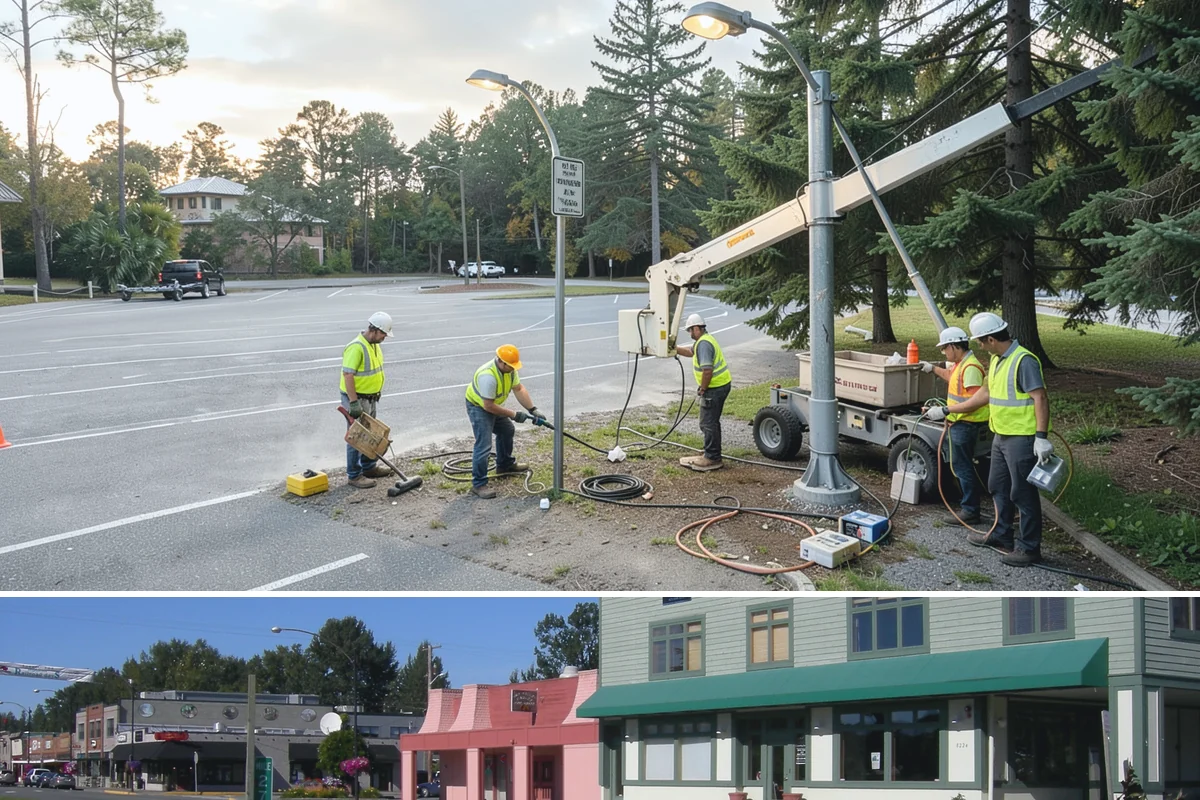 Running Track Maintenance in Snoqualmie, King County, WA - Repairs and relining are scheduled in warm, dry weather when patch materials and coatings cure properly.
