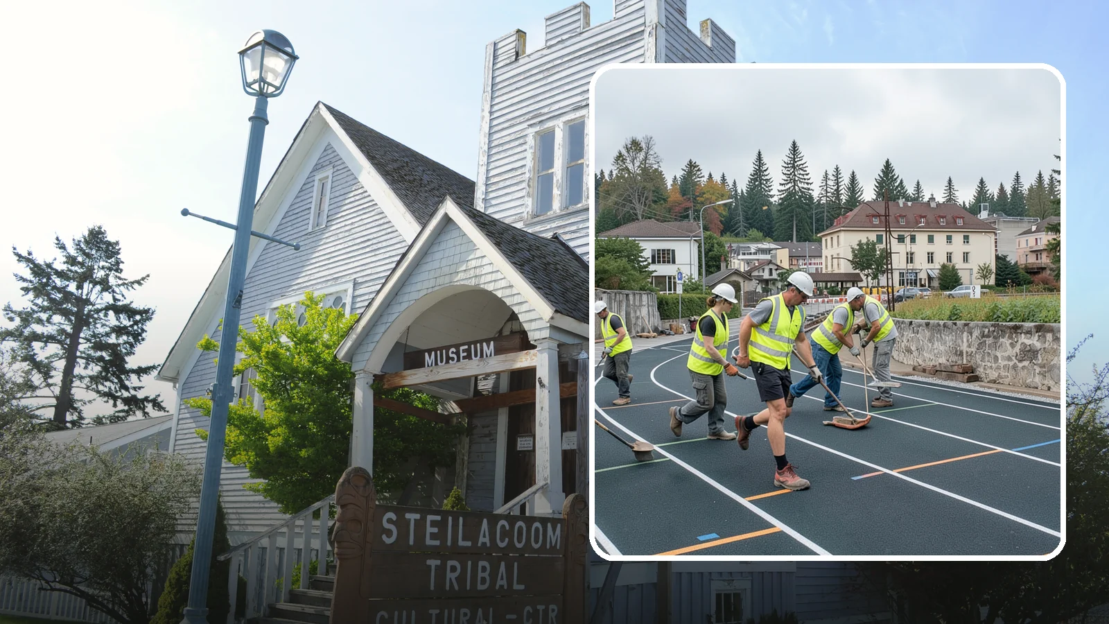 Running Track Maintenance in Steilacoom, Pierce County, WA - Maintenance and repair of running tracks to protect the surface, markings, and athlete safety.