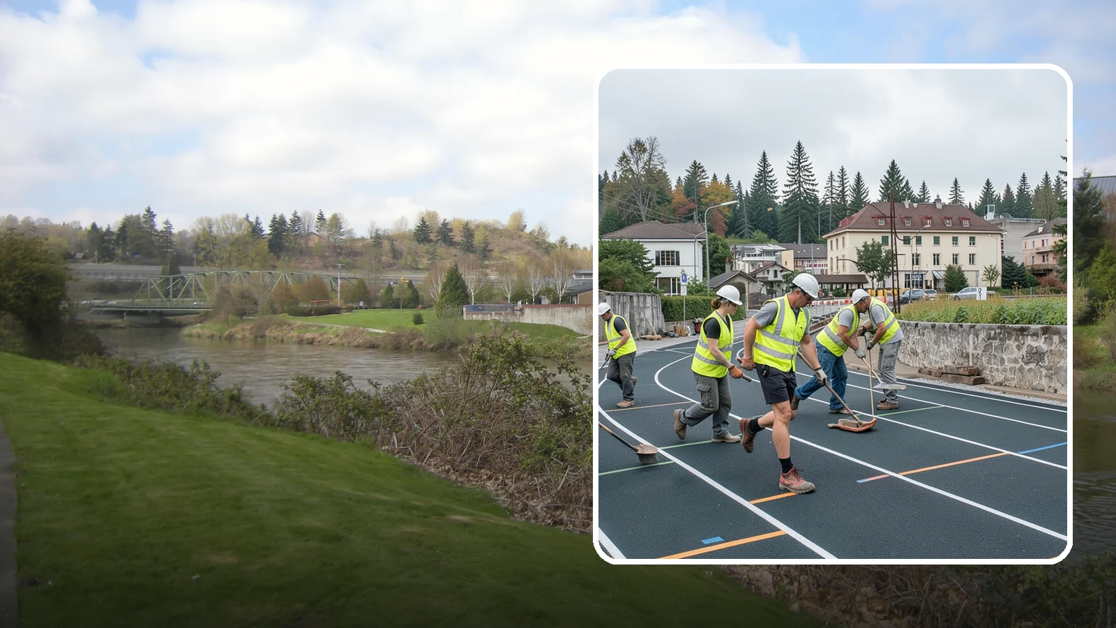 Running Track Maintenance in Tukwila, King County, WA - Maintenance and repair of running tracks to protect the surface, markings, and athlete safety.