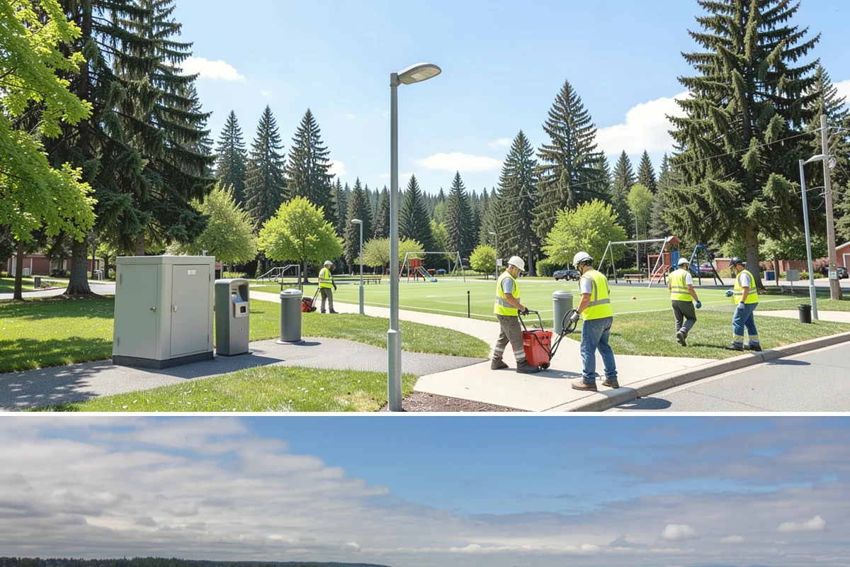 Running Track Maintenance in University Place, Pierce County, WA - Repairs and relining are scheduled in warm, dry weather when patch materials and coatings cure properly.