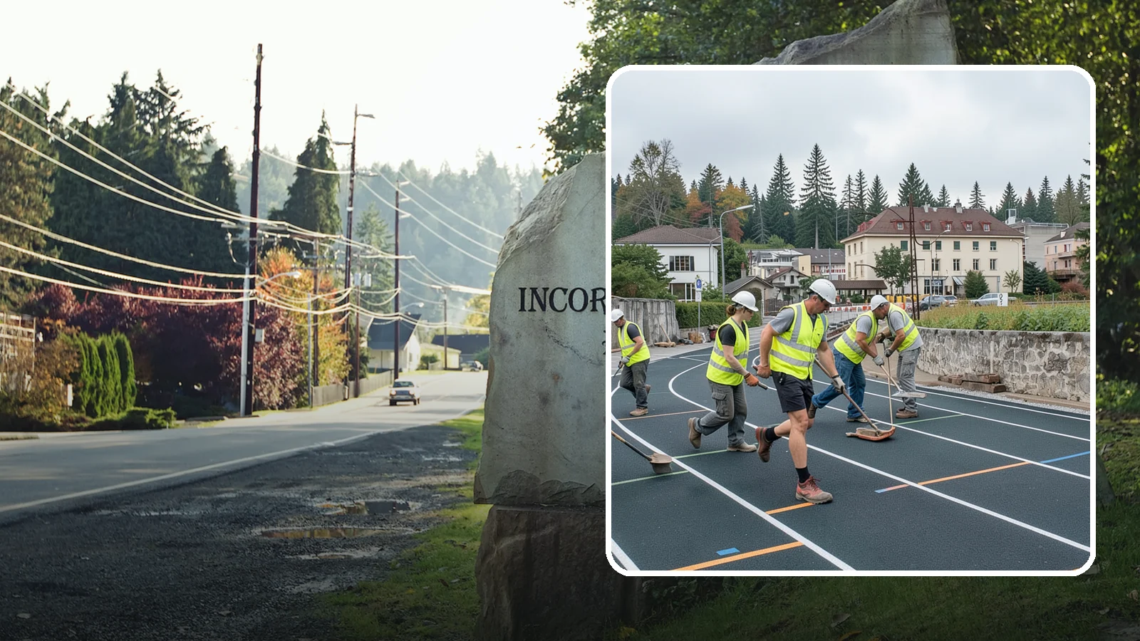 Running Track Maintenance in Wilkeson, Pierce County, WA - Maintenance and repair of running tracks to protect the surface, markings, and athlete safety.