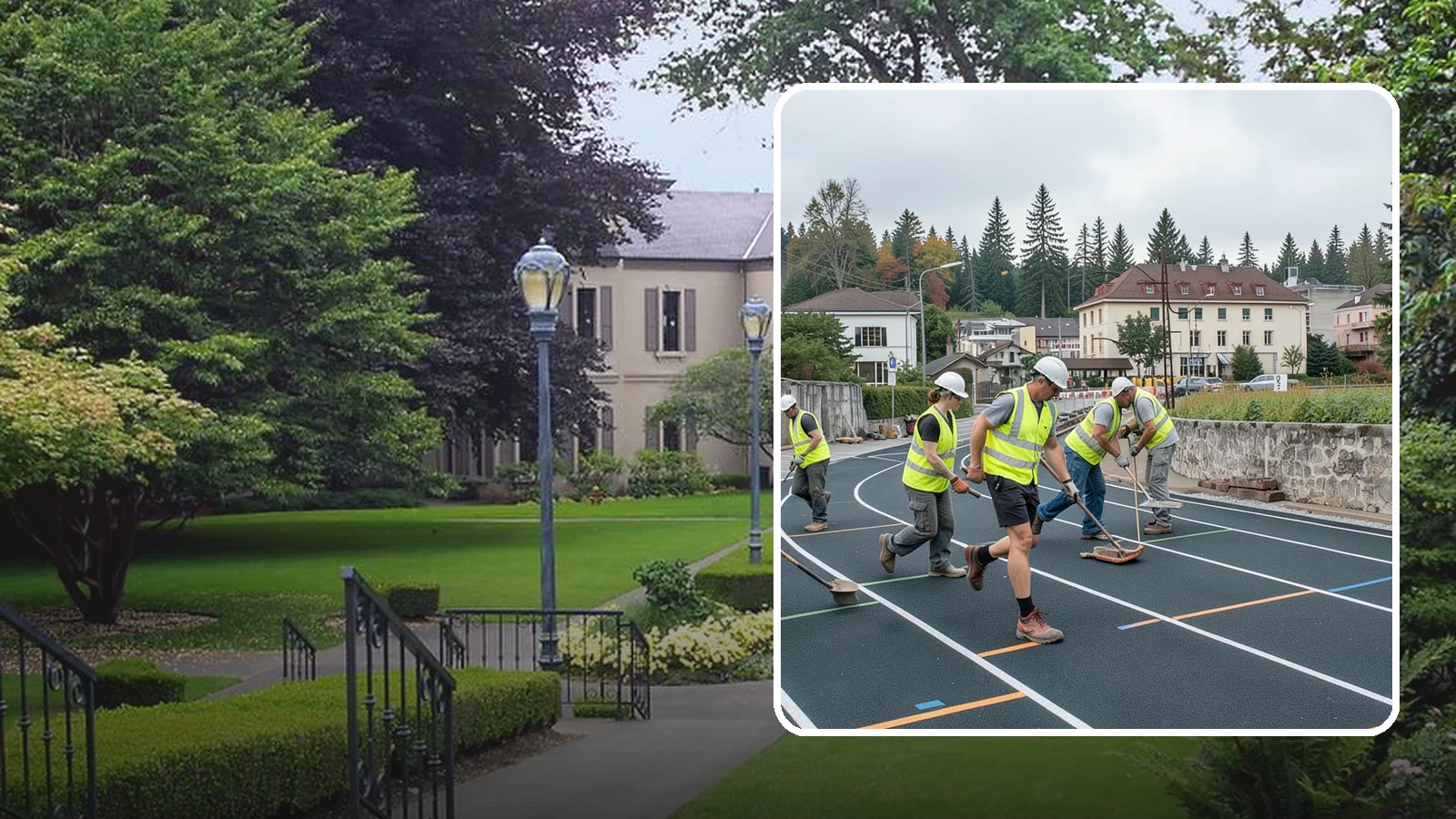 Running Track Maintenance in Woodinville, King County, WA - Maintenance and repair of running tracks to protect the surface, markings, and athlete safety.