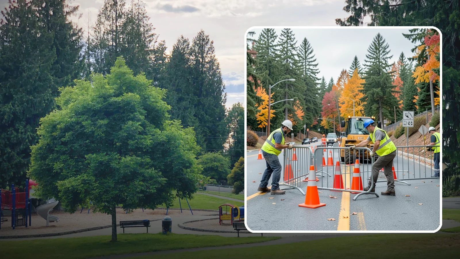 Safety Barrier Installation in Bonney Lake, Pierce County, WA - Install guardrails, pedestrian barriers, and safety railings to protect the public at hazards and grade changes.