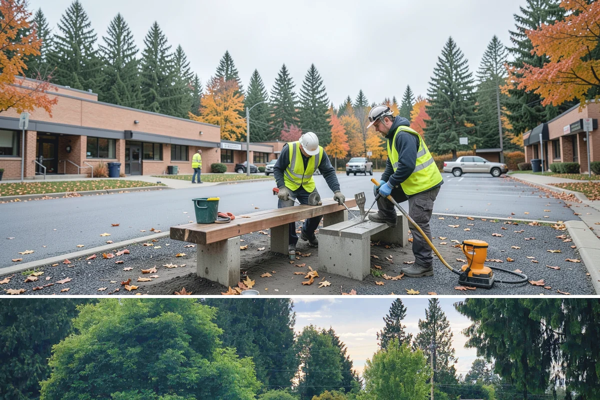 Safety Barrier Installation in Bonney Lake, Pierce County, WA - Safety barrier installation runs year-round, with trail and outdoor work favoring drier spring-through-fall ground conditions.