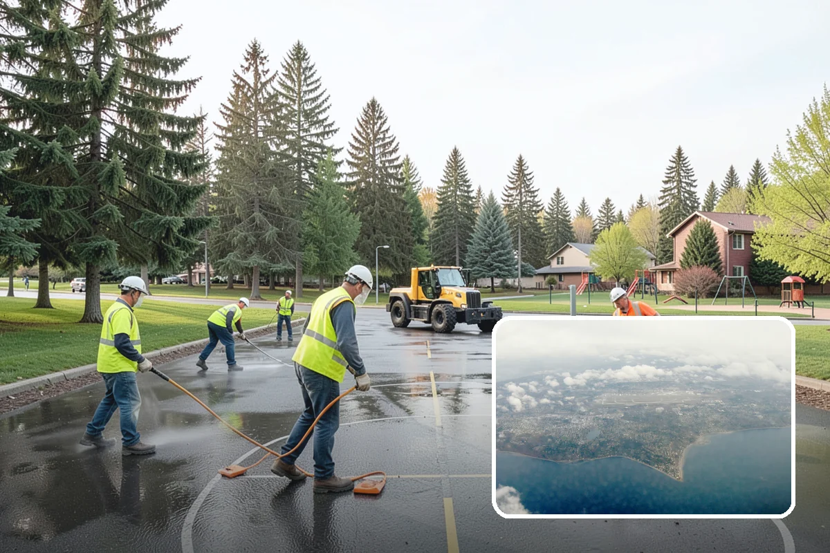 Safety Barrier Installation in Burien, King County, WA - Protects the public at fall hazards and grade changes