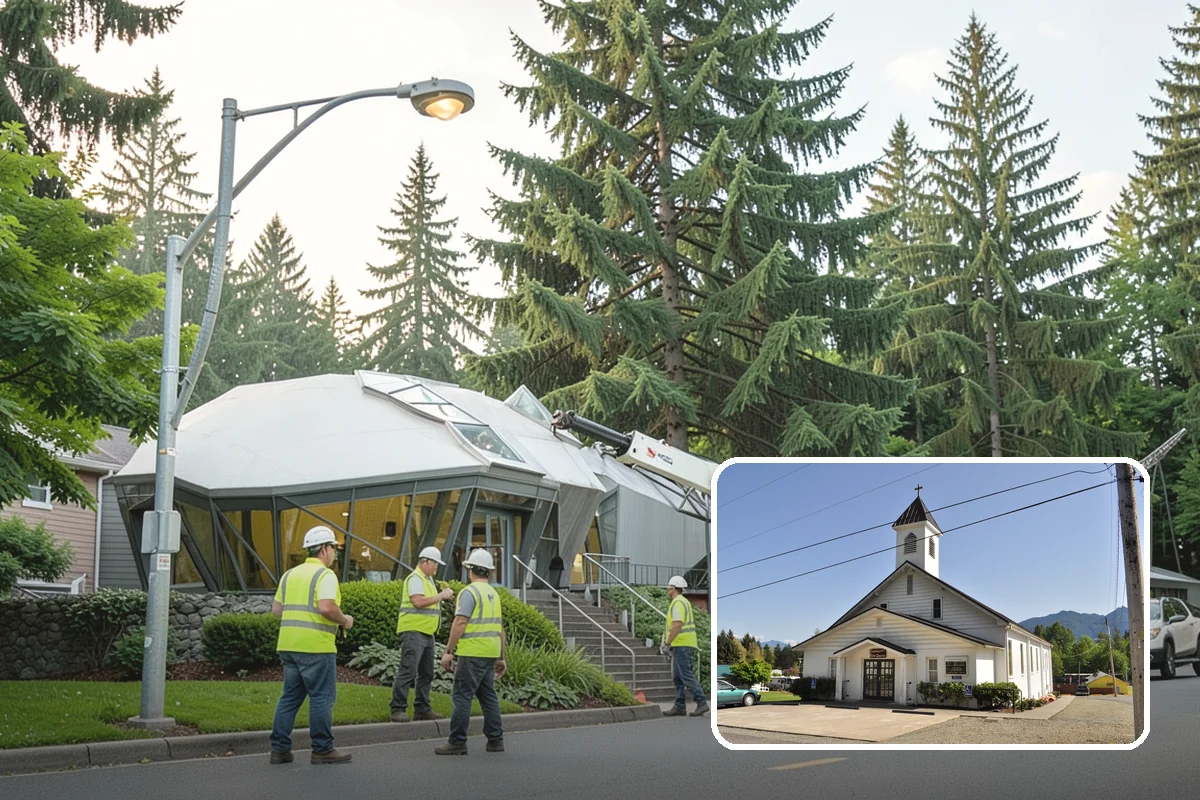 Safety Barrier Installation in Concrete, Skagit County, WA - Protects the public at fall hazards and grade changes