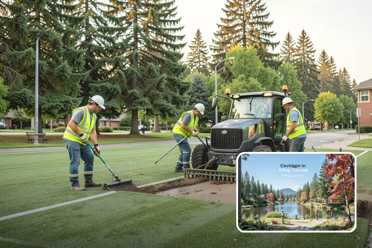 Safety Barrier Installation in Covington, King County, WA - Protects the public at fall hazards and grade changes