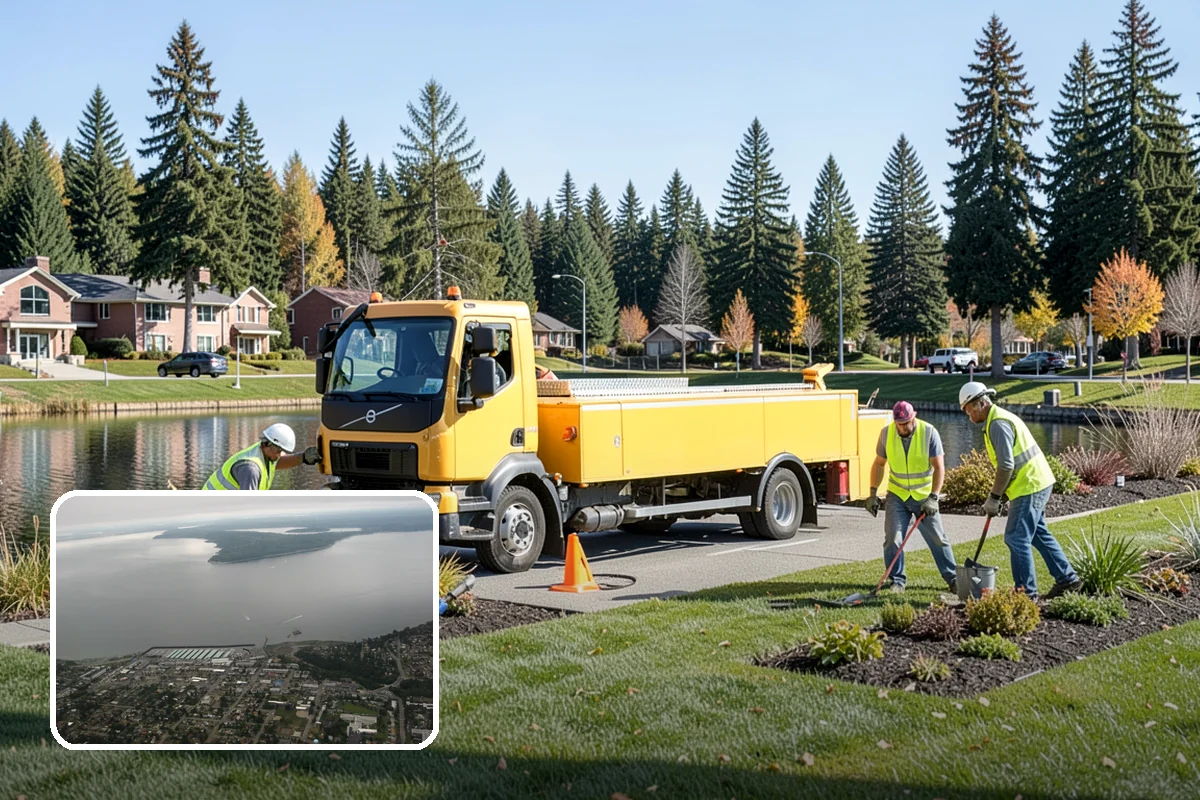 Safety Barrier Installation in Des Moines, King County, WA - Protects the public at fall hazards and grade changes