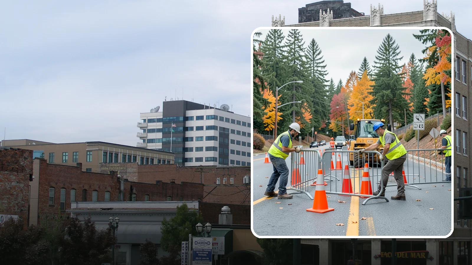 Safety Barrier Installation in Everett, Snohomish County, WA - Install guardrails, pedestrian barriers, and safety railings to protect the public at hazards and grade changes.