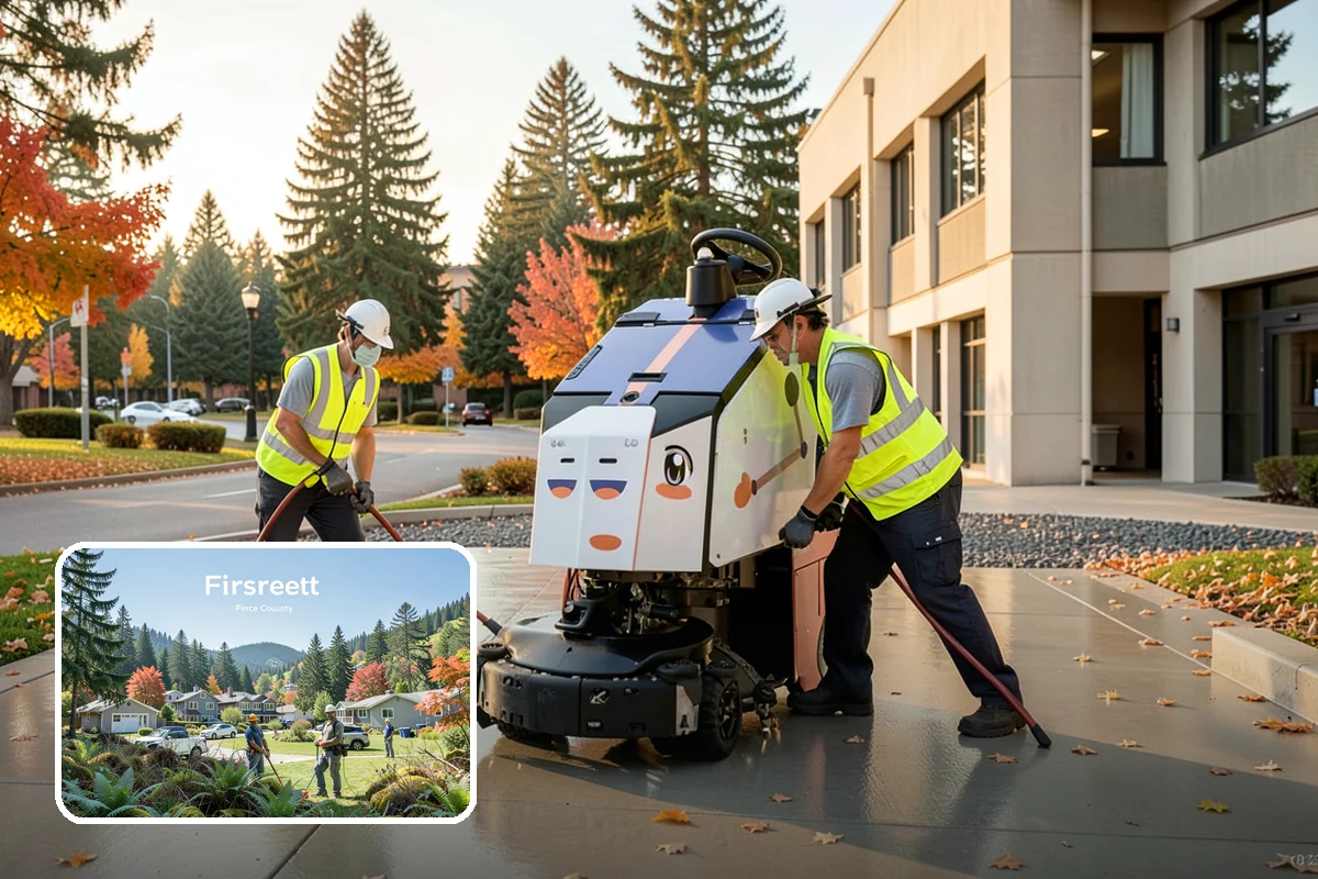 Safety Barrier Installation in Fircrest, Pierce County, WA - Protects the public at fall hazards and grade changes