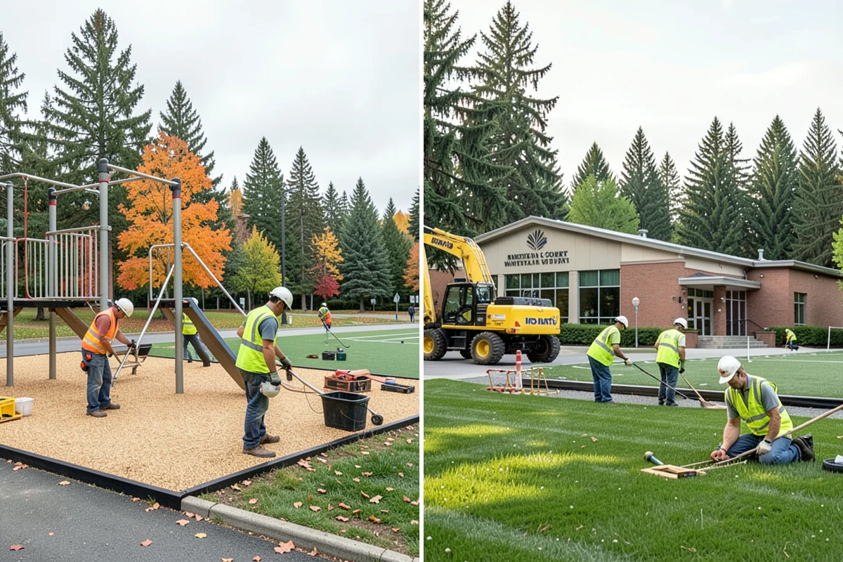 Safety Barrier Installation in Gig Harbor, Pierce County, WA - Assess hazards, grade changes, and code requirements