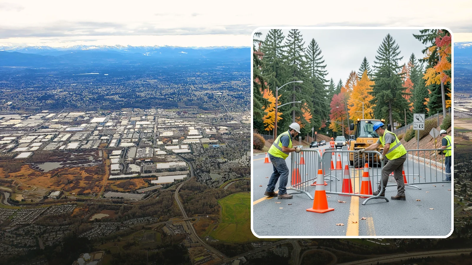 Safety Barrier Installation in Kent, King County, WA - Install guardrails, pedestrian barriers, and safety railings to protect the public at hazards and grade changes.
