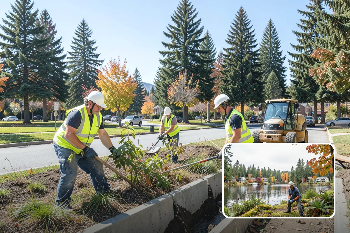 Safety Barrier Installation in La Conner, Skagit County, WA - Protects the public at fall hazards and grade changes
