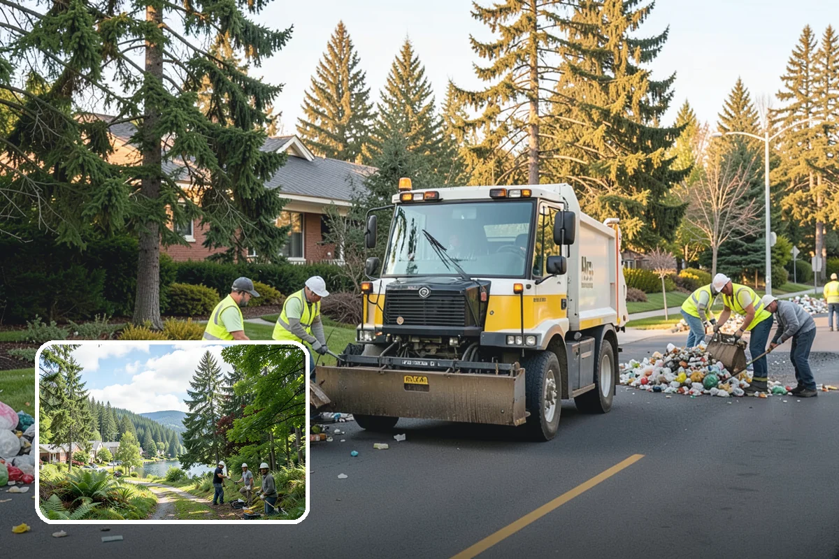 Safety Barrier Installation in Lake Forest Park, King County, WA - Protects the public at fall hazards and grade changes
