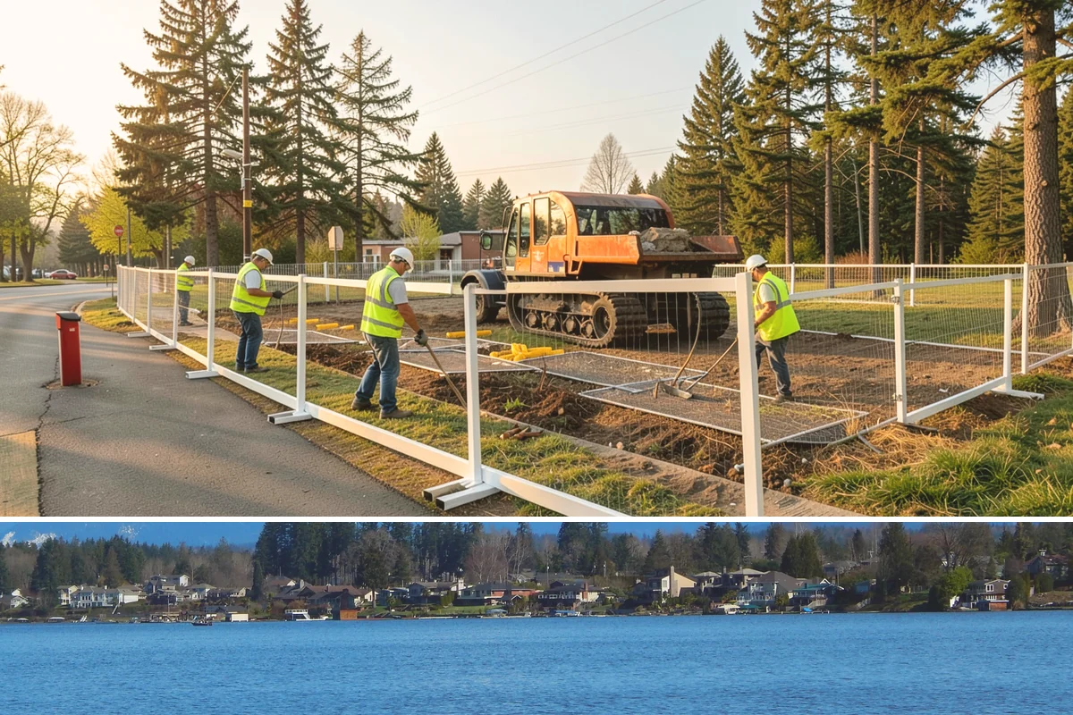 Safety Barrier Installation in Lake Stevens, Snohomish County, WA - Safety barrier installation runs year-round, with trail and outdoor work favoring drier spring-through-fall ground conditions.