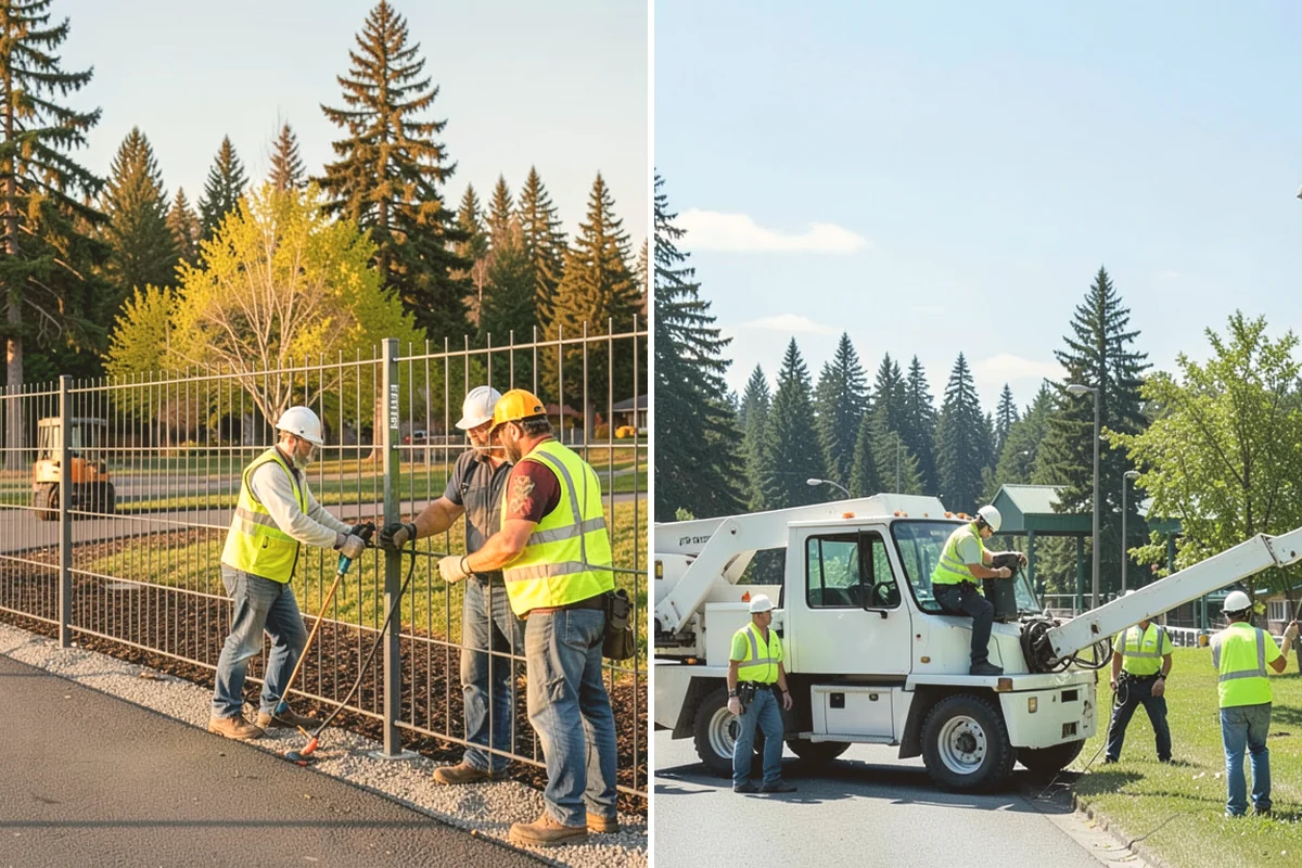 Safety Barrier Installation in Langley, Island County, WA - Assess hazards, grade changes, and code requirements