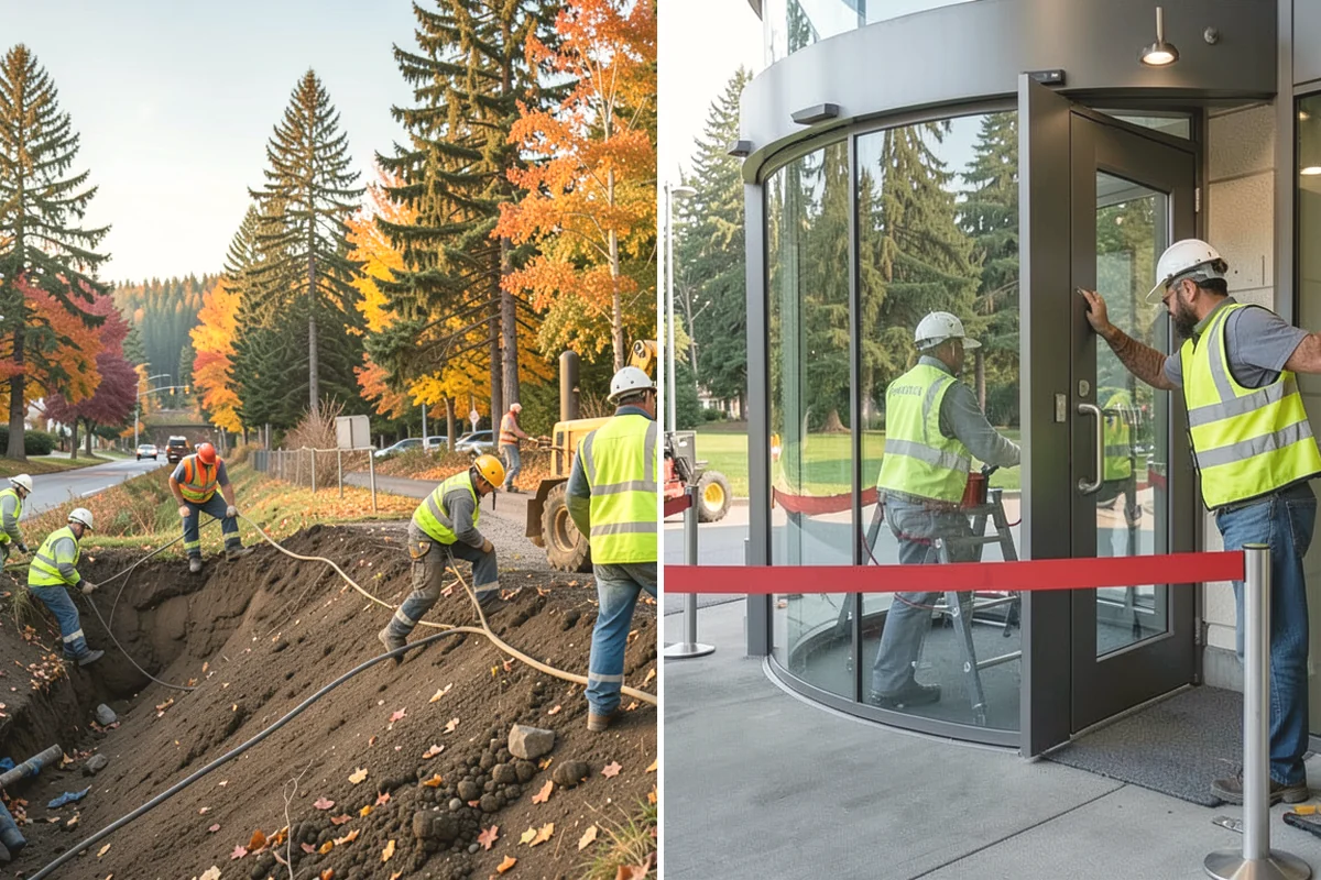 Safety Barrier Installation in Mercer Island, King County, WA - Assess hazards, grade changes, and code requirements