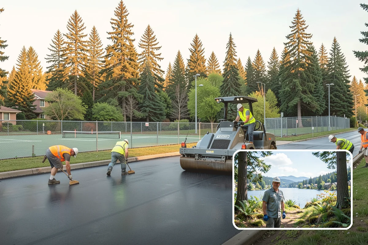 Safety Barrier Installation in Milton, King County, WA - Protects the public at fall hazards and grade changes