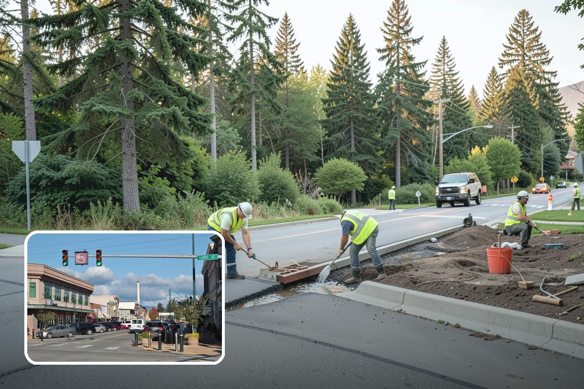 Safety Barrier Installation in Monroe, Snohomish County, WA - Protects the public at fall hazards and grade changes