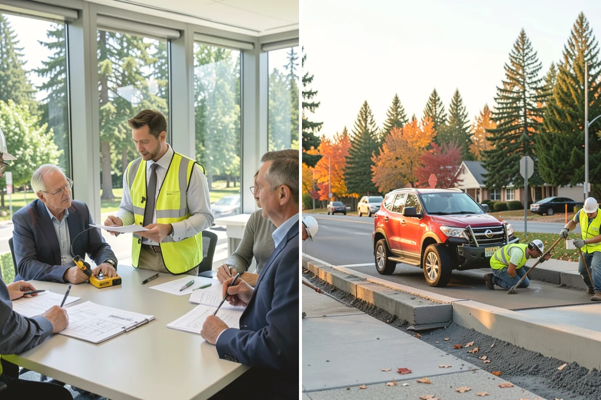 Safety Barrier Installation in Monroe, Snohomish County, WA - Assess hazards, grade changes, and code requirements