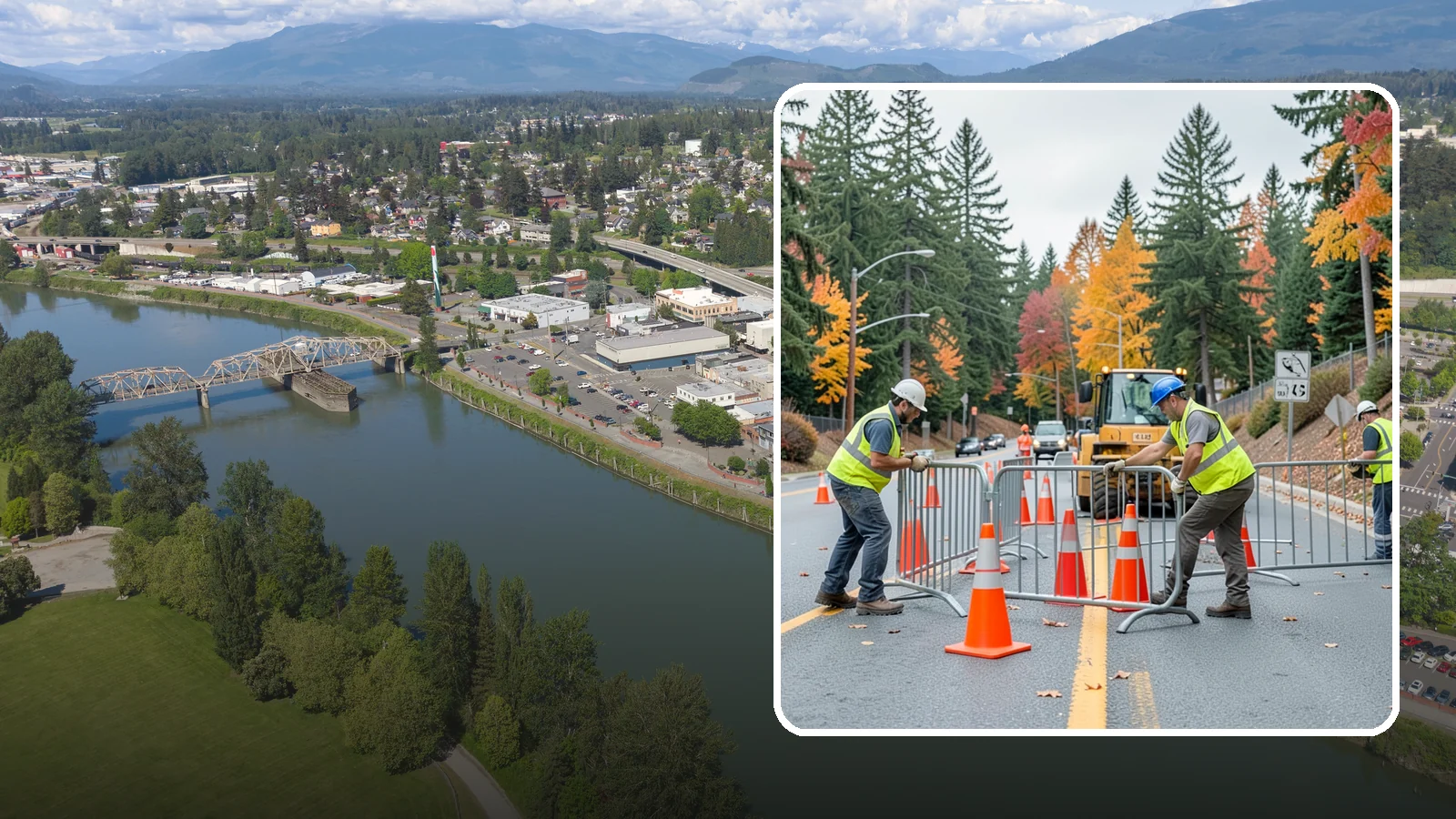 Safety Barrier Installation in Mount Vernon, Skagit County, WA - Install guardrails, pedestrian barriers, and safety railings to protect the public at hazards and grade changes.