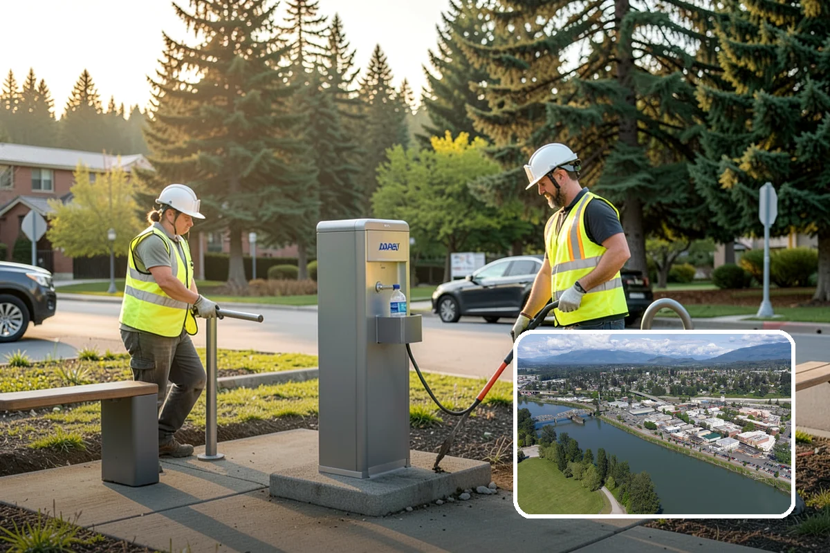 Safety Barrier Installation in Mount Vernon, Skagit County, WA - Protects the public at fall hazards and grade changes